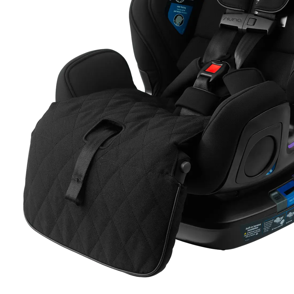 Nuna Exec-Baby Car Seat-Convertible (Front & Rear Facing)-Aeroflex Side Impact Protection System-For 0M+ (Upto 55Kg) - Caviar
