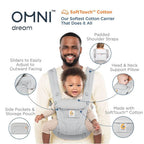 Ergobaby Omni Dream Baby Carrier - Pearl Grey