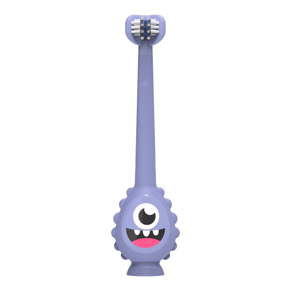 Dr. Brown's Toothscrubber Toddler Toothbrush - Monster