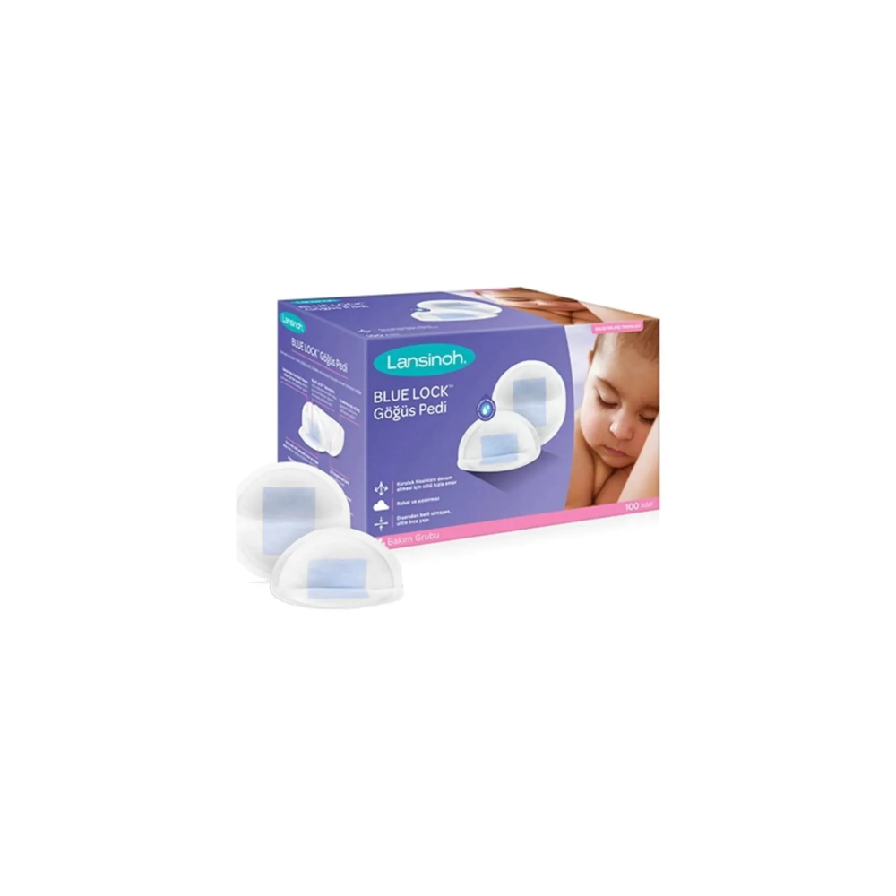 Lansinoh Disposable Nursing Breast Pads - Prevent Leakage, Soft & Skin Friendly, Maximum Absorbency, Individually Wrapped for Convenience