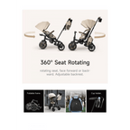 Qplay Trikes Comfo Max 7in1 - 10 to 72 months